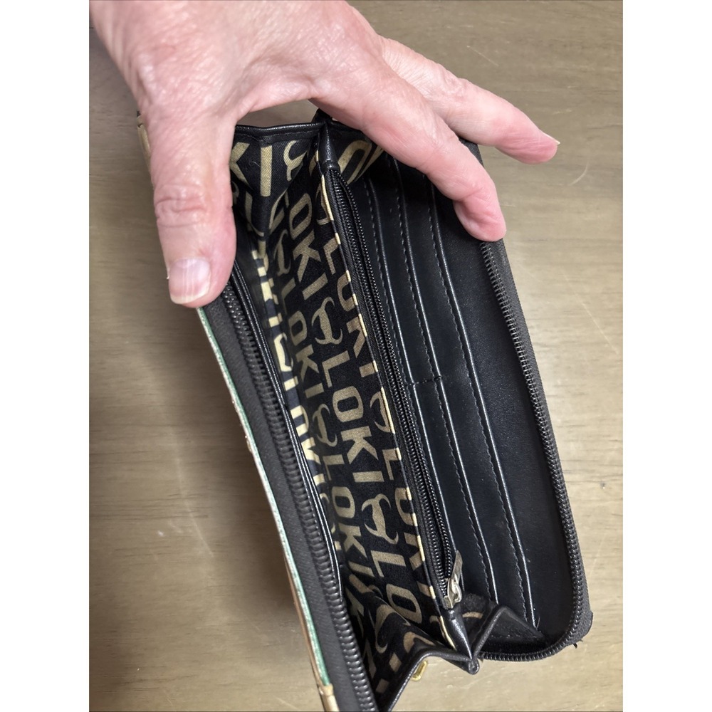 Loungefly Disney Loki Edition Wallet Black and Emerald Green Marvel Cosplay - Picture 4 of 8